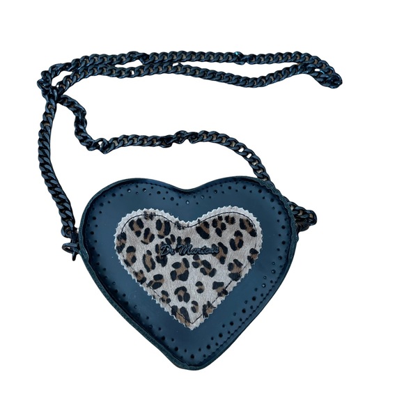 Dr. Martens Handbags - Dr Martens heart handbag bag satchel cross body leopard panther bentley